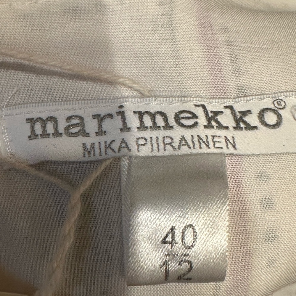 Vintage Marimekko Cotton Fit & Flare Dress - Picture 4 of 4